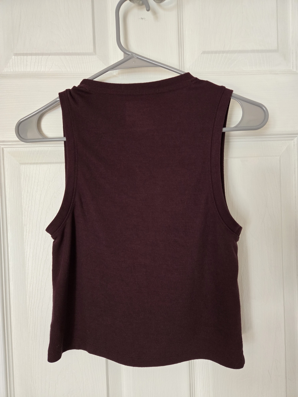 American Eagle Burgundy Sleeveless Button Front Size XS - Picture 2 of 4
